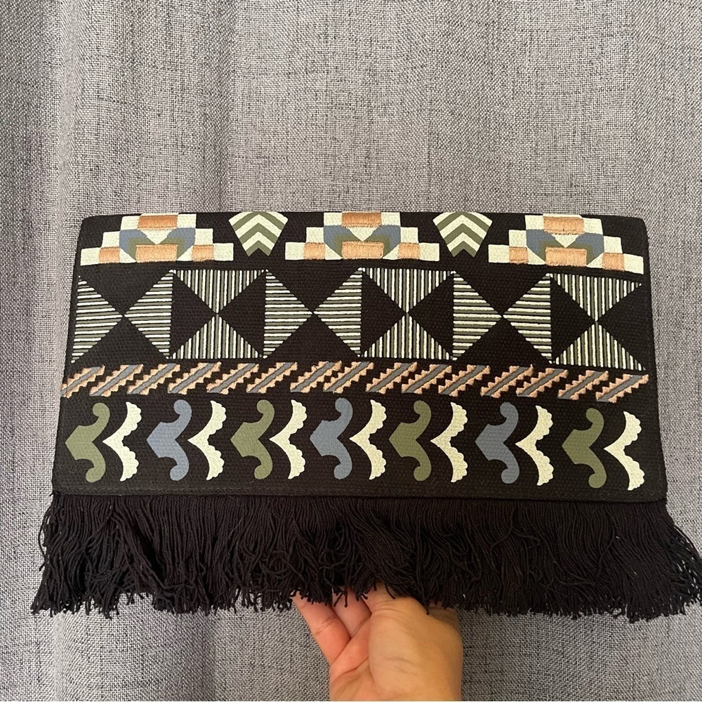 Stella & Dot 'Taj' Embroidered Clutch Bag